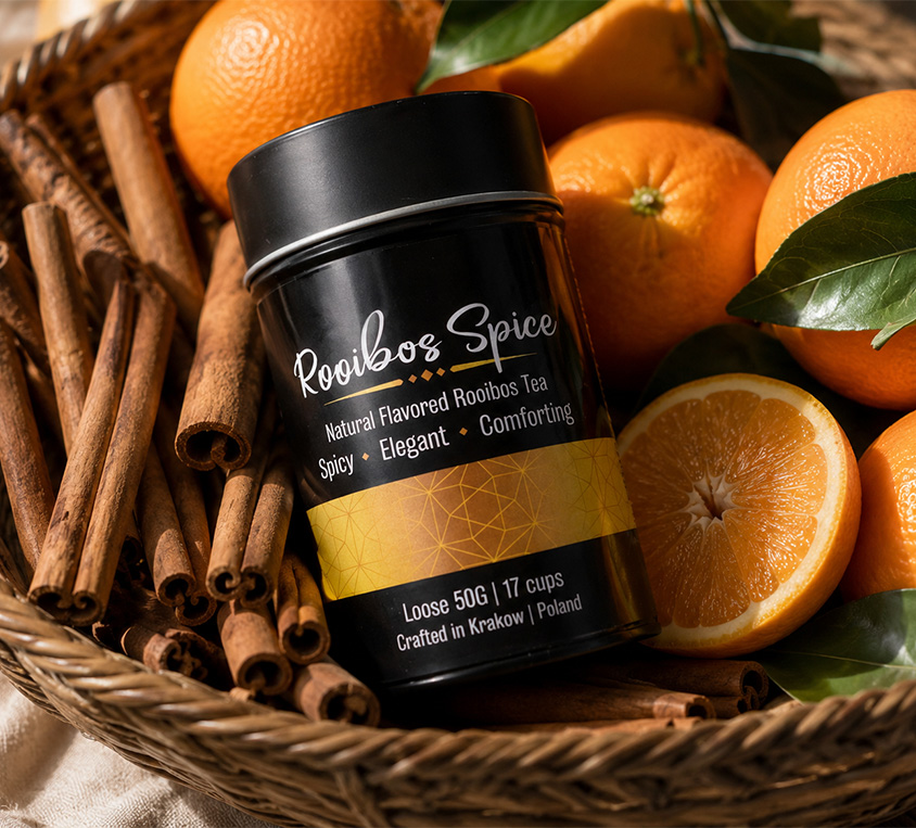 Rooibos Spice z cynamonem czy różni się od zwykłej herbaty rooibos